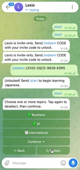 Lexio – screenshot 2