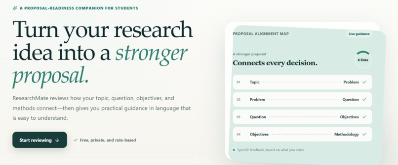 ResearchMate – screenshot 1
