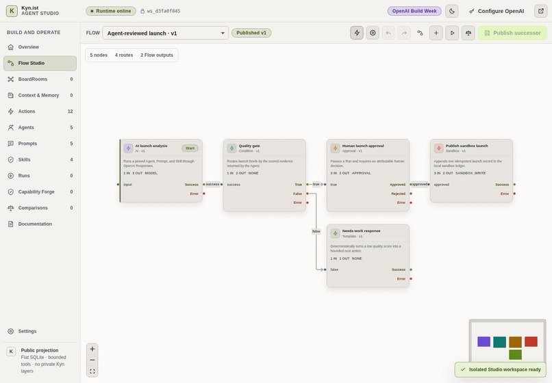 Kyn.ist Agent-Studio – screenshot 2
