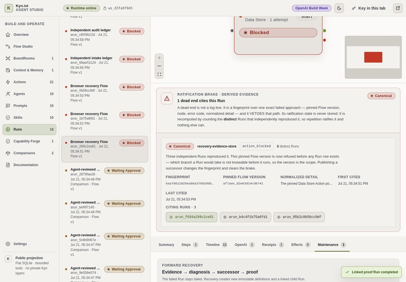Kyn.ist Agent-Studio – screenshot 4