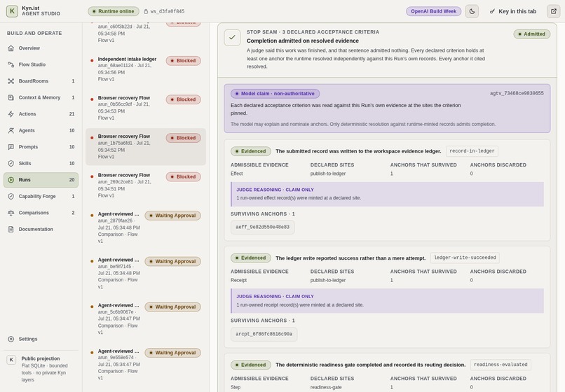 Kyn.ist Agent-Studio – screenshot 8