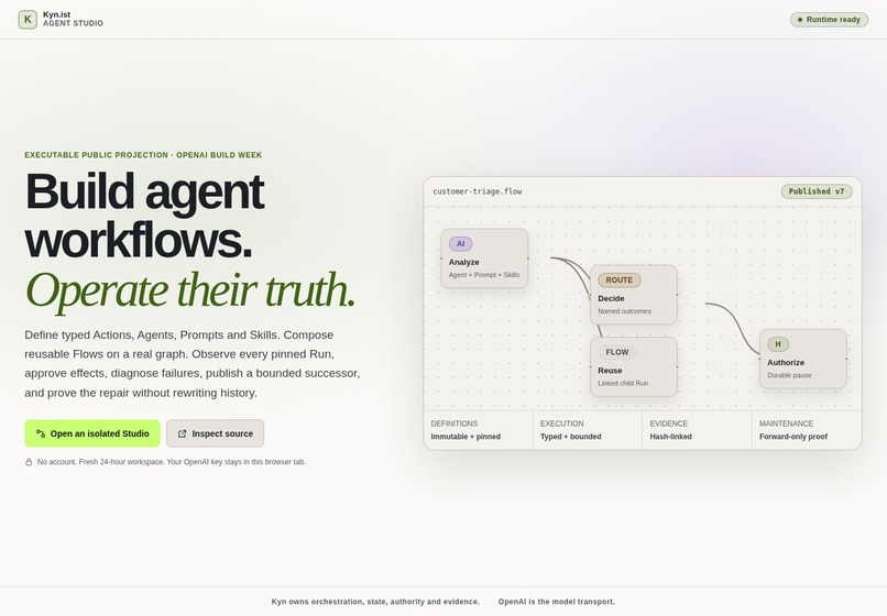 Kyn.ist Agent-Studio – screenshot 12