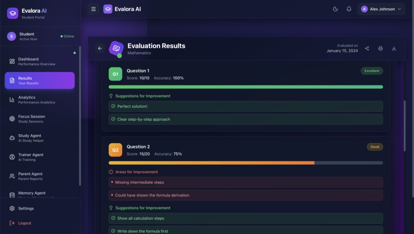 Evalora AI: AI-Powered Smart Evaluation – screenshot 4