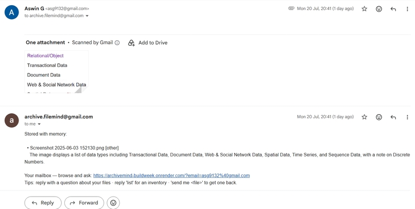 Archive Mind – screenshot 1