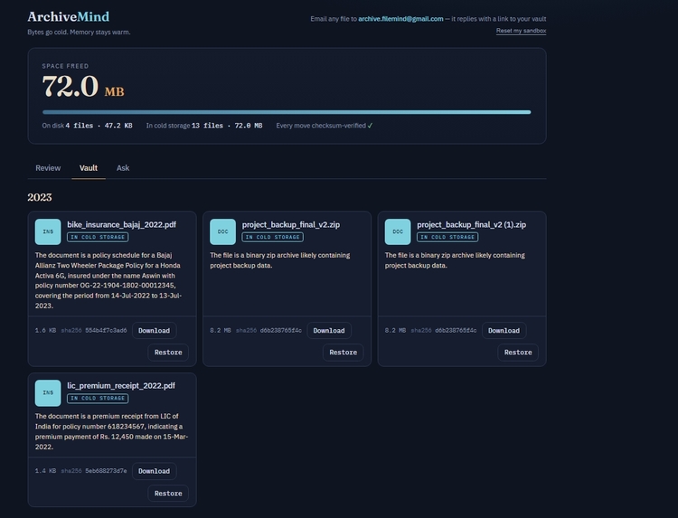 Archive Mind – screenshot 2