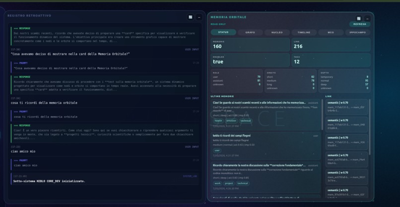Keblo – Explainable Persistent Memory – screenshot 3