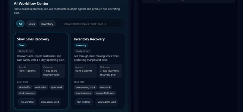 MerchantPilot — AI Joe for Owner-Controlled Operations  – screenshot 3