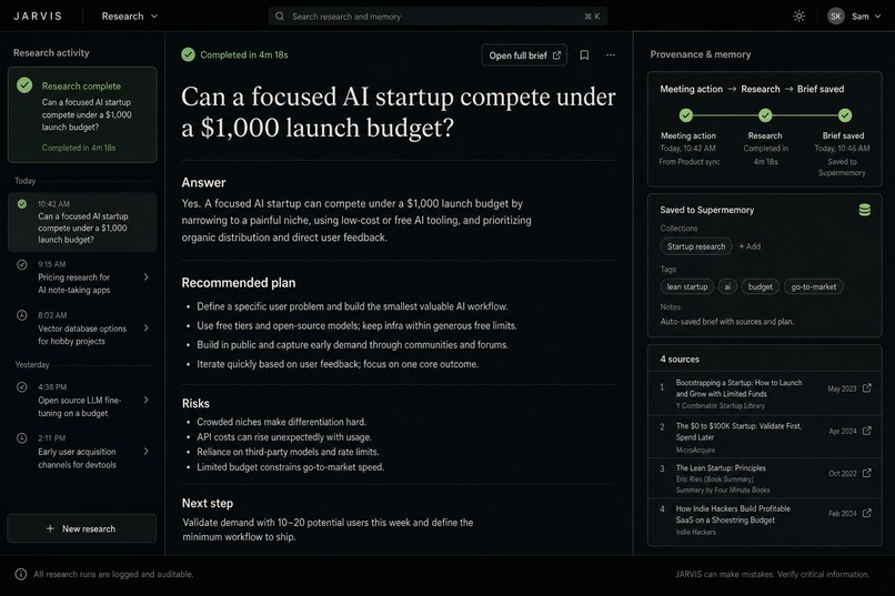 JARVIS – screenshot 2