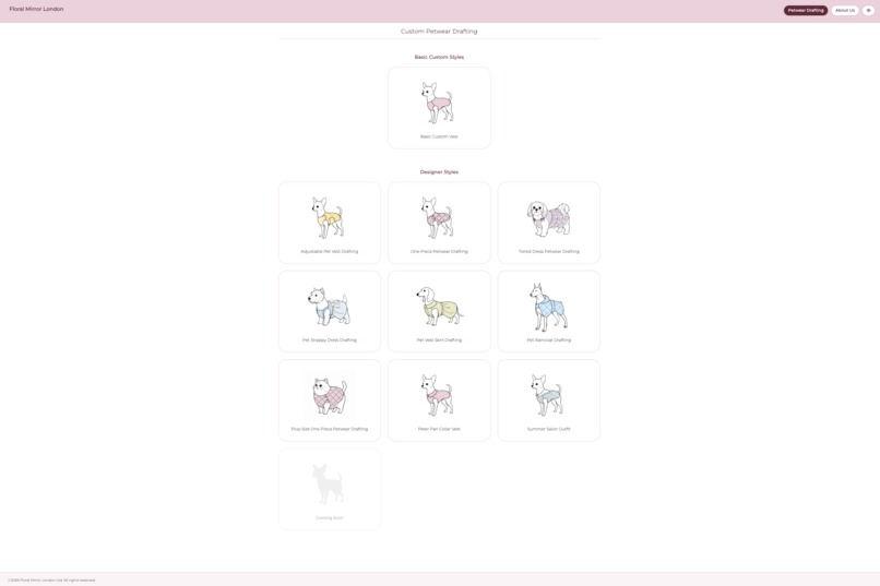 Floral Mirror London — Parametric Pattern Customisation – screenshot 3