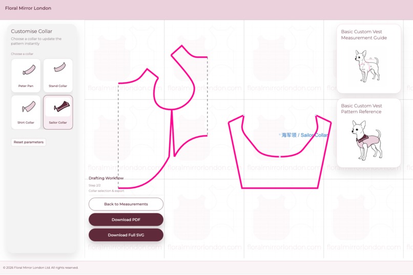Floral Mirror London — Parametric Pattern Customisation – screenshot 5