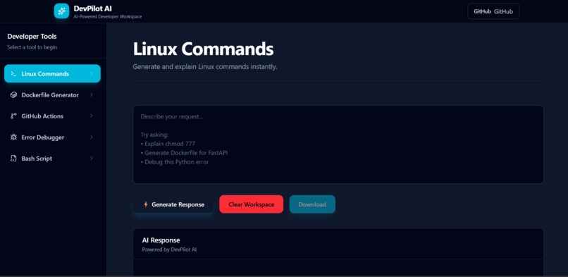 DevPilot AI – screenshot 1
