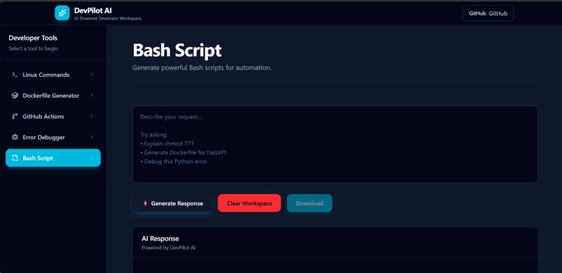 DevPilot AI – screenshot 2