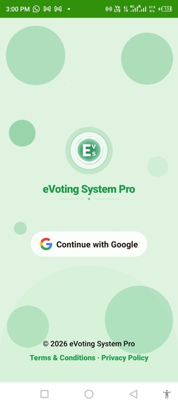 eVoting System Pro – screenshot 2