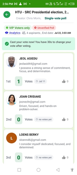 eVoting System Pro – screenshot 11
