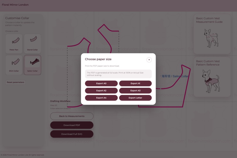 Floral Mirror London — Parametric Pattern Customisation – screenshot 6