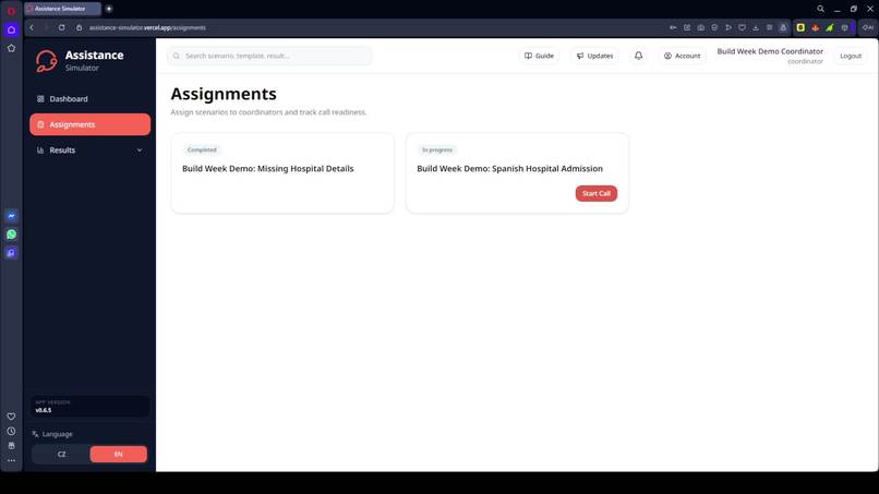 Assistance Simulator – screenshot 2