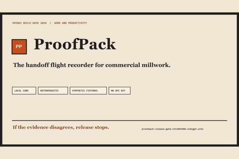 ProofPack Release Gate – screenshot 1