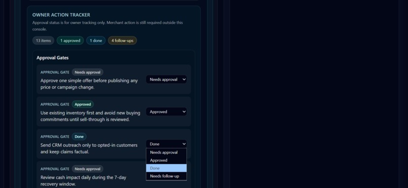 MerchantPilot — AI Joe for Owner-Controlled Operations  – screenshot 7