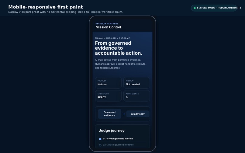 Decisium Partners - Mission Control Module – screenshot 1
