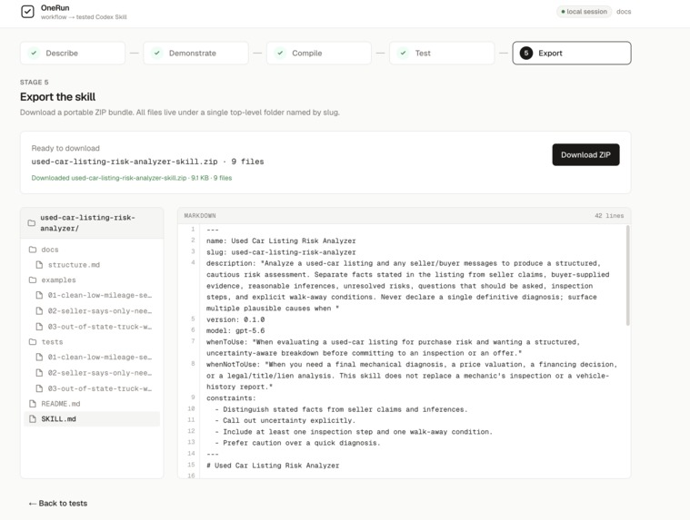 OneRun – screenshot 2