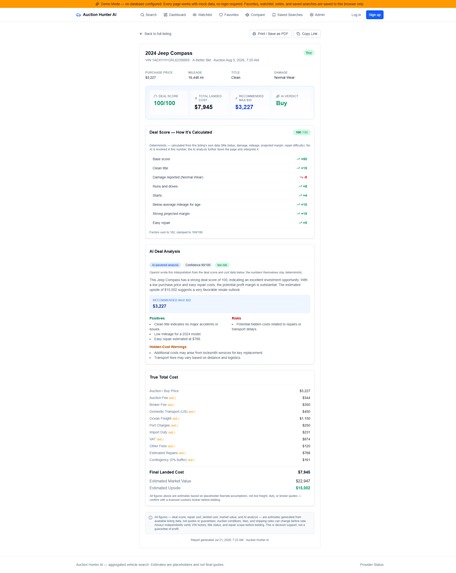 Auction Hunter AI – screenshot 7