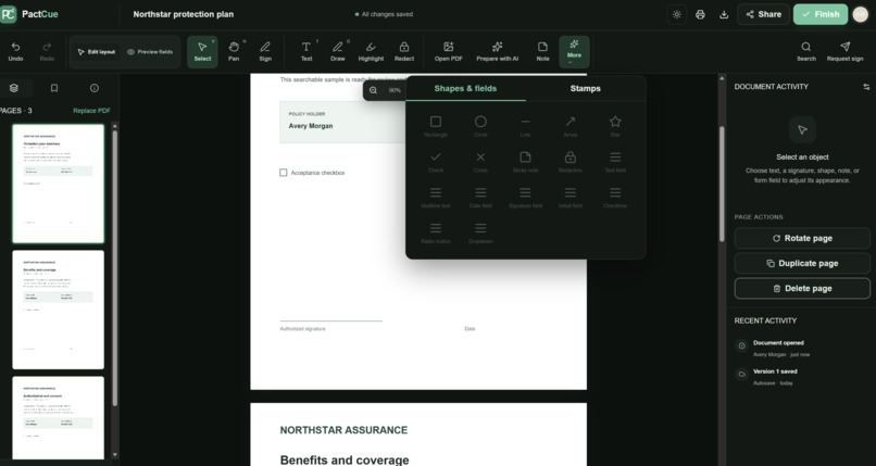 PactCue – screenshot 4