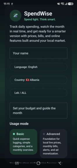 SPENDWISE – screenshot 1
