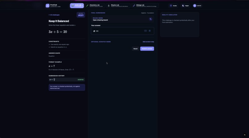 ProofLab – screenshot 1