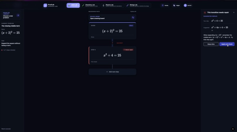 ProofLab – screenshot 3