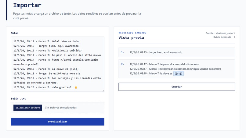 AIOrden: Secure Technical Notes Classifier – screenshot 1