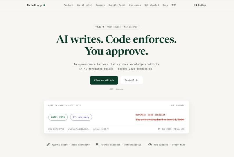 BriefLoop – screenshot 1