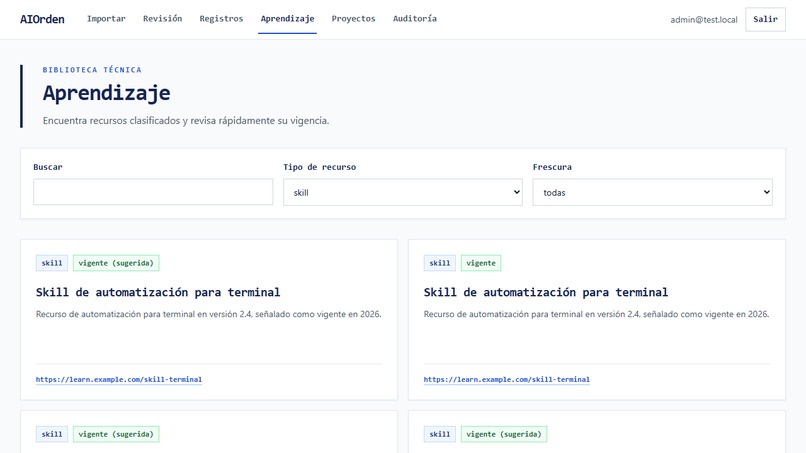AIOrden: Secure Technical Notes Classifier – screenshot 5