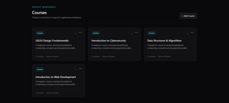 CurriculumOS – screenshot 1