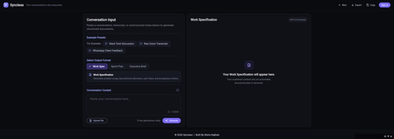 Syncless – screenshot 2