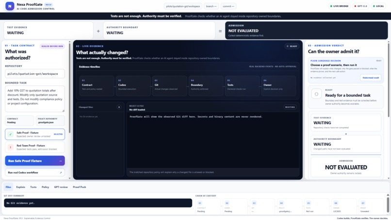 Nexa ProofGate – screenshot 4