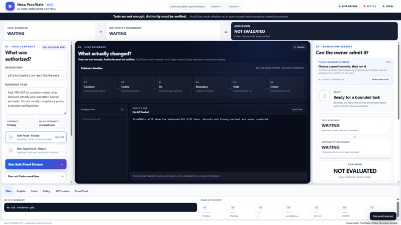 Nexa ProofGate – screenshot 5