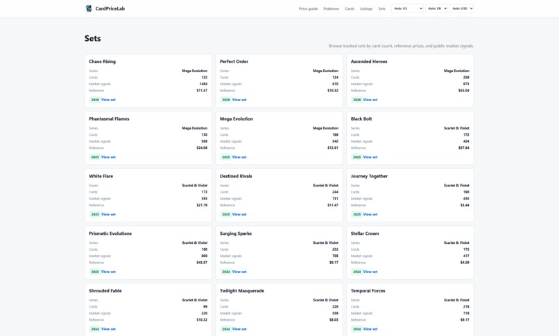 Cardpricelab – screenshot 1