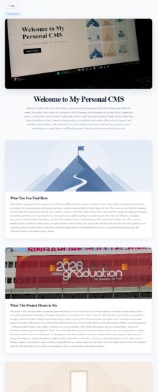 Personal CMS – screenshot 7