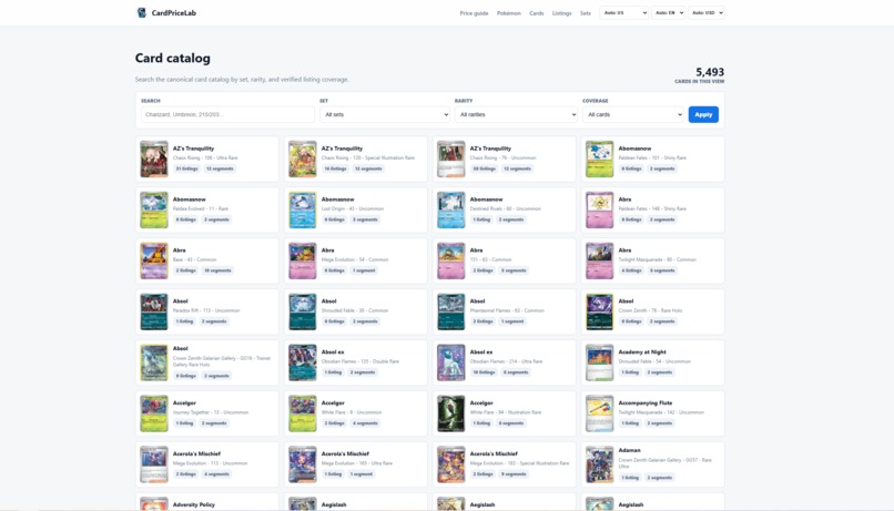 Cardpricelab – screenshot 5