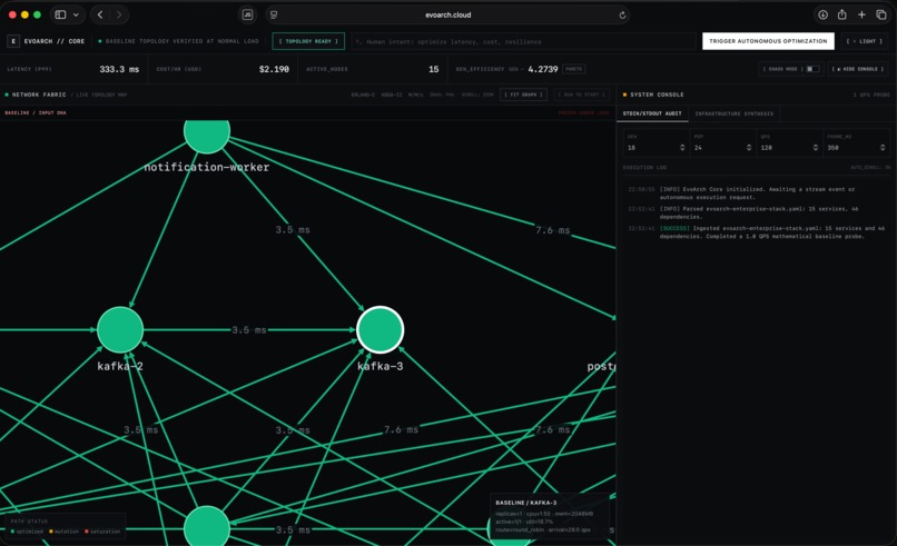 EvoArch: AI Architecture Optimizer – screenshot 2