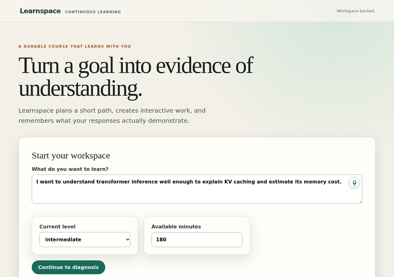 Learnspace – screenshot 1