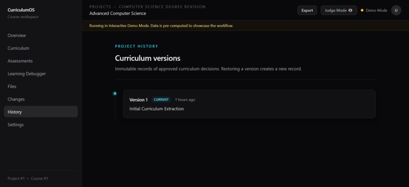 CurriculumOS – screenshot 9