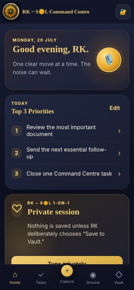 RK ~ SOL Private Command Center – screenshot 1