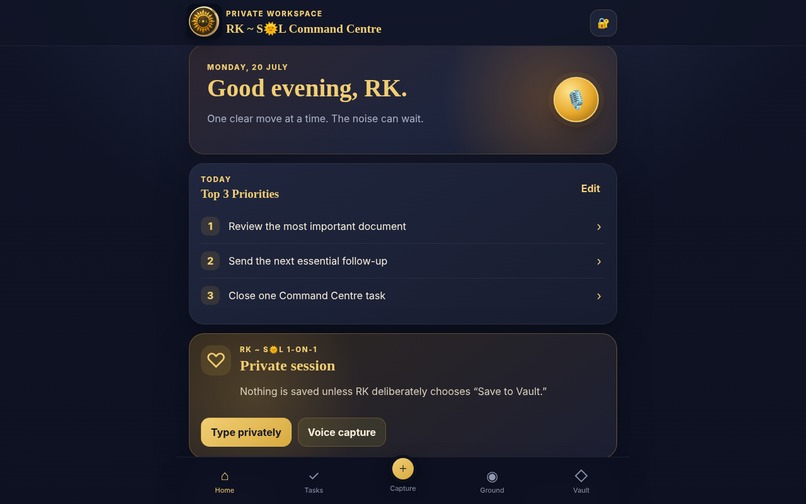 RK ~ SOL Private Command Center – screenshot 5