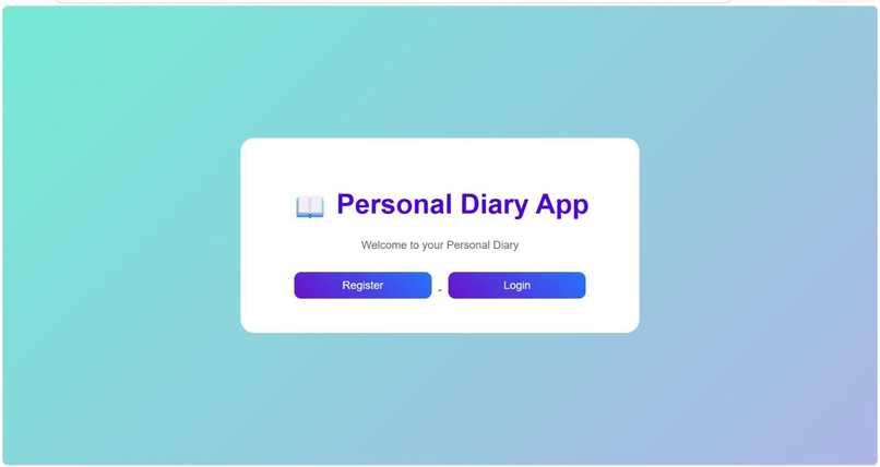 Personal Diary – screenshot 1