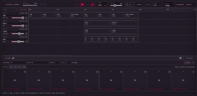 Klinto Studio / Chiptune Workstation – screenshot 1