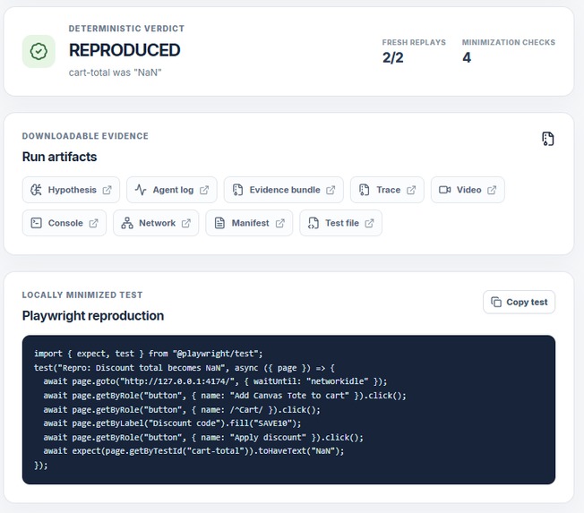 Repro – screenshot 4