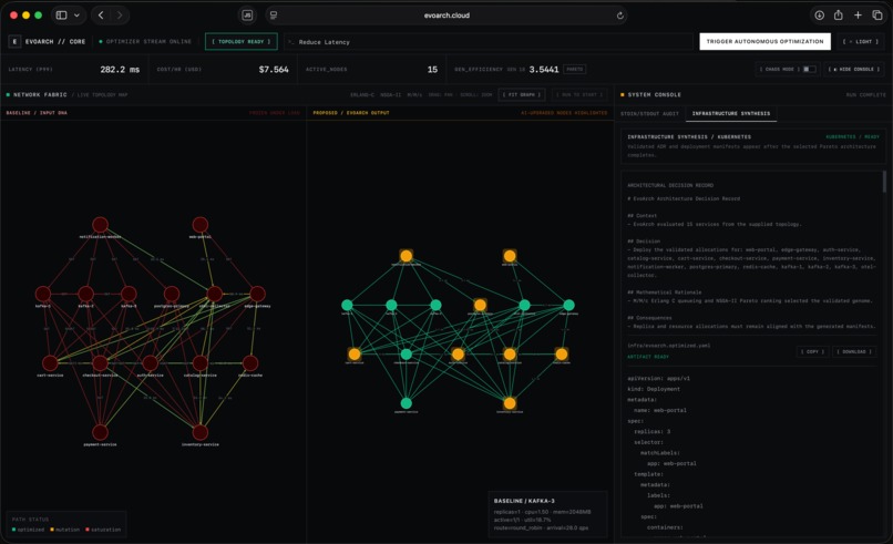 EvoArch: AI Architecture Optimizer – screenshot 6