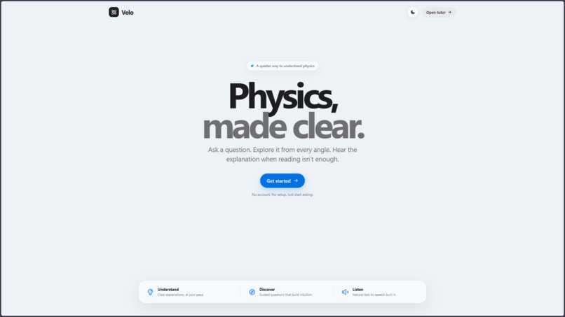 Velo-Physics Simulation – screenshot 1