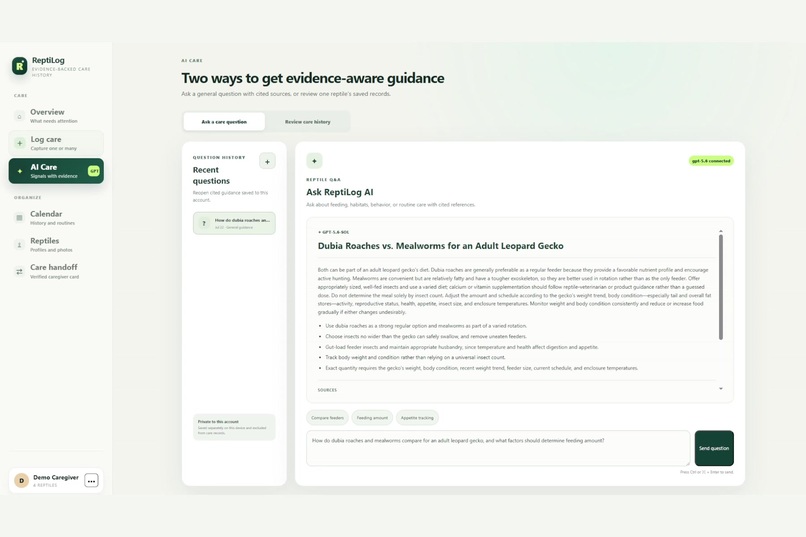 ReptilLog – screenshot 5